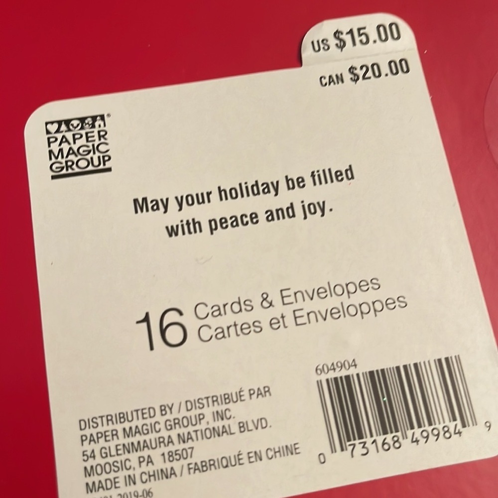 Four boxes of American Greetings Christmas cards - Picture 6 of 8